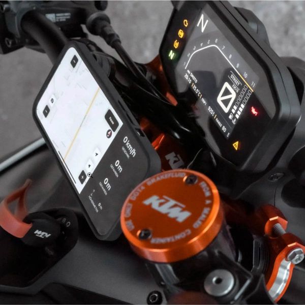 SP Connect Moto Mount Pro Fahrrad-/Scooter-/Motorrad-Handyhalterung für SPC+ Hüllen - Schwarz