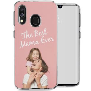 Gestalte deine eigene Clear Case Samsung Galaxy A40 - Transparent