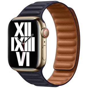 Apple Leather Link Armband für  Apple Watch | 38/40/41/42 mm - Größe S/M - Ink