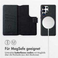 Accezz 2-in-1 Klapphülle aus Leder mit MagSafe Samsung Galaxy S25 Ultra - Onyx Black