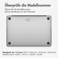 Accezz Magnetische Displayschutzfolie Apple MacBook Air 13 Zoll (2022 / 2024 M3 / 2025 M4 / 2026 M5)