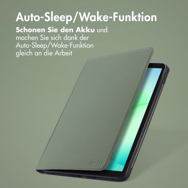 Accezz Classic Klapphülle Samsung Galaxy Tab A11 Plus - Grün