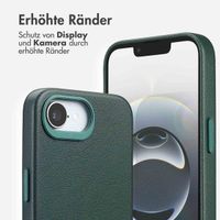 Accezz MagSafe Leather Backcover Apple iPhone 17e / 16e - Cedar Green