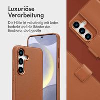 Accezz 2-in-1 Klapphülle aus Leder mit MagSafe Samsung Galaxy S25 Plus - Sienna Brown