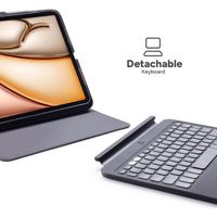 ZAGG Pro Keys 2 keyboard Klapphülle Apple iPad Air 13 Zoll (2026) M4 / (2025) M3 / (2024) M2 - QWERTY / NL - Schwarz