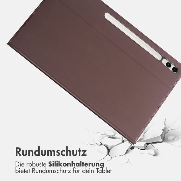 Accezz Classic Klapphülle Samsung Galaxy Tab S10 Plus / Tab S9 FE Plus / Tab S9 Plus - Braun