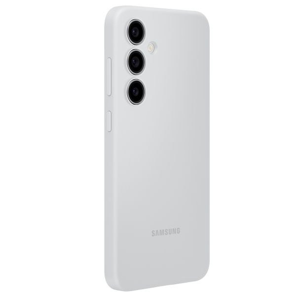 Samsung Original Silikon Cover Samsung Galaxy S24 FE - Grau