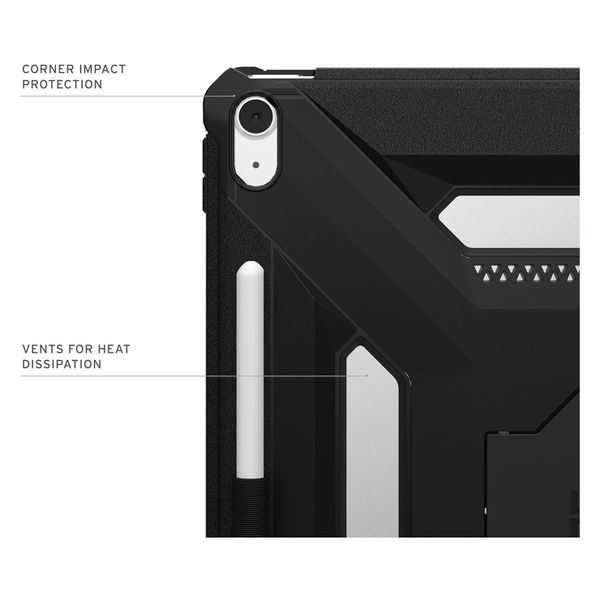 UAG Scout Plus Backcover mit Ständer Apple iPad Air 13 Zoll (2026) M4 / (2025) M3 / (2024) M2 - Black