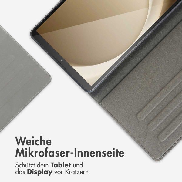 Accezz Classic Klapphülle Samsung Galaxy Tab A9 8.7 Zoll - Grün