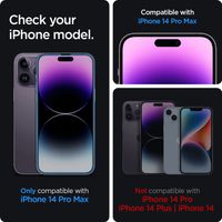 Spigen GLAStR Fit Displayschutzfolie 2er-Pack + Applicator Apple iPhone 14 Pro Max