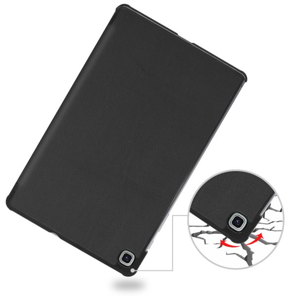 Accezz Trifold Klapphülle Samsung Galaxy Tab S6 Lite (2020/2022/2024)  - Schwarz