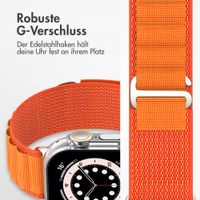 Accezz Nylon Alpine Armband für Apple Watch | 44/45/46/49 mm - Orange