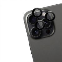 imoshion Kameraschutz Glas 2er-Pack Apple iPhone 15 Pro / 15 Pro Max - Black Titanium