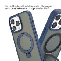 Accezz Ring Stand Backcover mit MagSafe Apple iPhone 16 Pro Max - Blau