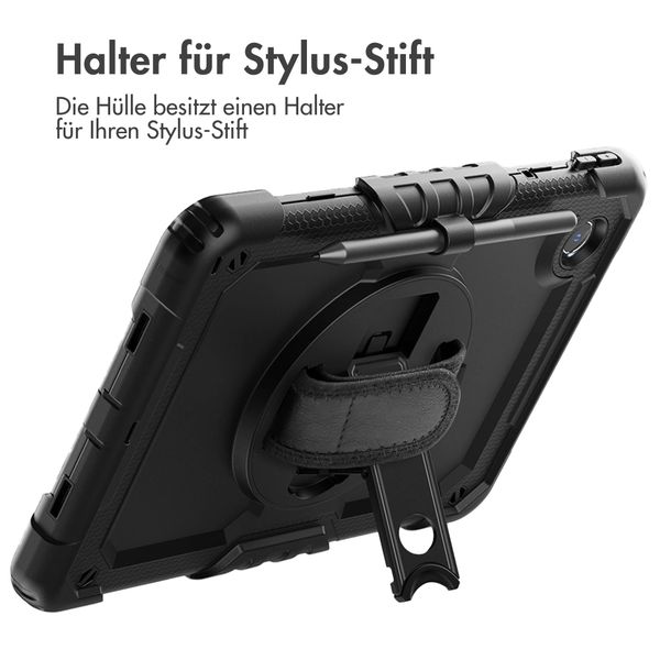 Accezz Robustes Back Cover mit Schultergurt Lenovo Tab M11 - Schwarz