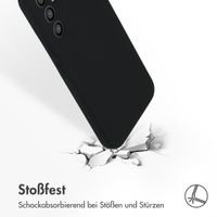 Accezz Liquid Silikoncase Samsung Galaxy A34 (5G) - Schwarz
