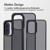 Accezz Rugged Frosted Back Cover Samsung Galaxy A18 (4G) / A17 (4G/5G) - Schwarz