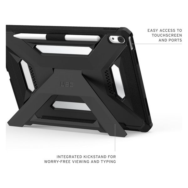 UAG Scout Plus Backcover mit Ständer Apple iPad Air 11 Zoll (2026) M4 / (2025) M3 / (2024) M2 - Black
