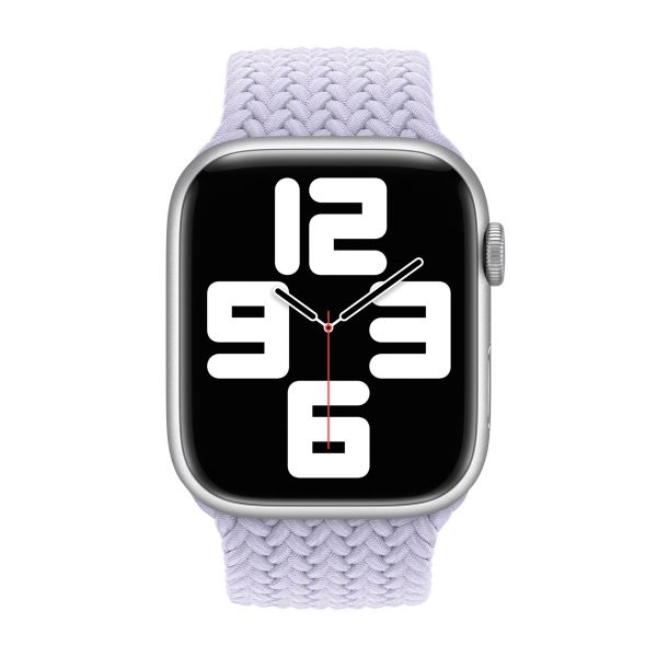 Apple Geflochtenes Solo Loop für  Apple Watch | 38/40/41/42 mm - Größe 1 - Purple Fog