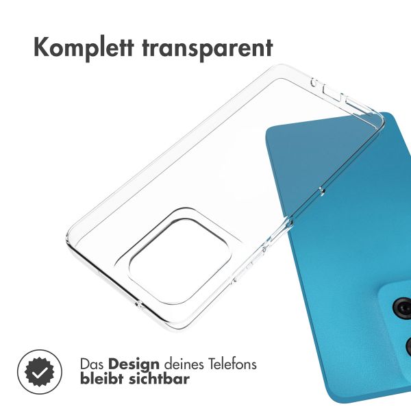 Accezz Clear TPU Backcover Motorola Moto G75 5G - Transparent