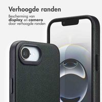 Accezz Echtleder Hülle + MagSafe Wallet Apple iPhone 17e / 16e - Onyx Black