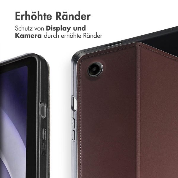Accezz Classic Klapphülle Samsung Galaxy Tab A9 Plus - Braun