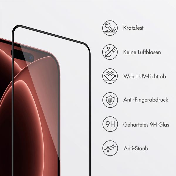 Accezz Gehärteter Glas-Schutz + Applikator Apple iPhone 18 Pro Max / 17 Pro Max