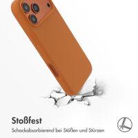Accezz Liquid Silikoncase mit MagSafe Apple iPhone 17 Pro Max - Orange