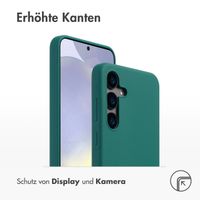 Accezz Liquid Silikoncase Samsung Galaxy S24 - Dunkelgrün