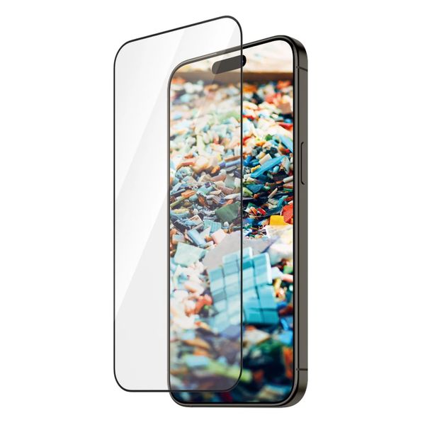 PanzerGlass Ultra-Wide Fit Antibakterieller Displayschutz Apple iPhone 15 Pro Max