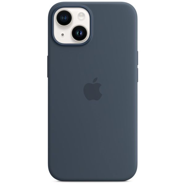 Apple Silikon-Case MagSafe Apple iPhone 14 - Storm Blue