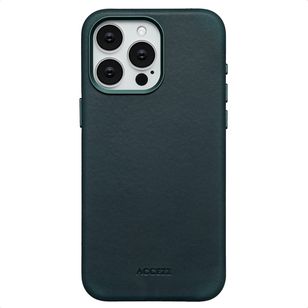 Accezz Vintage Leather Magsafe Backcover Apple iPhone 15 Pro Max - Smokey Green