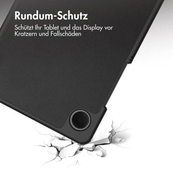 Accezz Trifold Klapphülle Samsung Galaxy Tab A11 / A9 8.7 Zoll - Schwarz