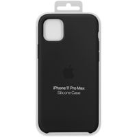 Apple Silikoncase Apple iPhone 11 Pro Max - Schwarz
