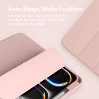 Accezz Smarte Klapphülle aus Silikon Apple iPad Pro 11 (2025) M5 / (2024) M4 - Rosa