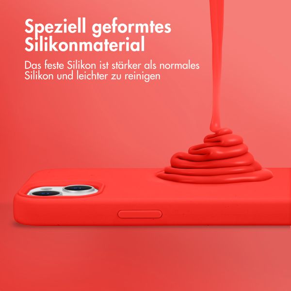 Accezz Liquid Silikoncase Samsung Galaxy S20 Ultra - Rot