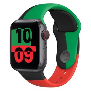 Apple Sport Armband für  Apple Watch | 38/40/41/42 mm - Größe S/M/L - Black Unity