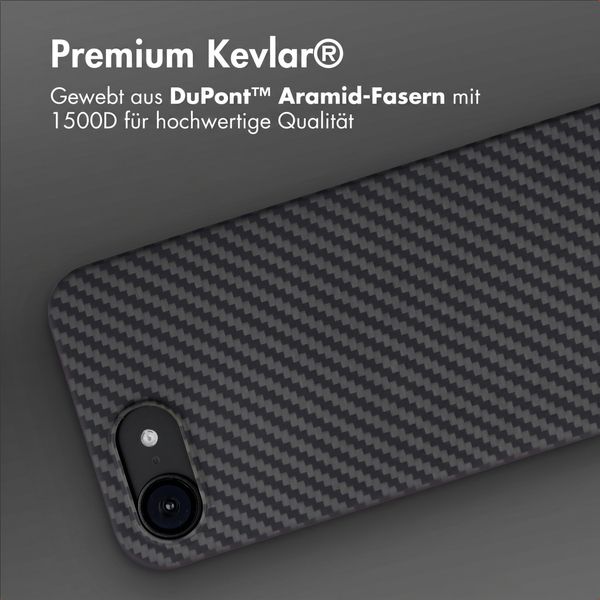 Accezz MagSafe Kevlar® Hülle Apple iPhone 17e / 16e - Schwarz