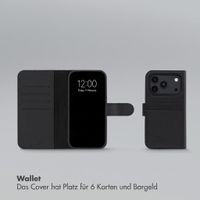 Accezz Edge abnehmbare Bookcase mit MagSafe Apple iPhone 18 Pro / 17 Pro - Schwarz