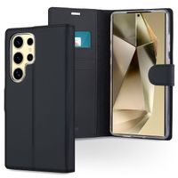 Accezz Wallet TPU Klapphülle Samsung Galaxy S25 Ultra - Schwarz