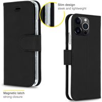 Accezz Wallet TPU Klapphülle Apple iPhone 13 Pro - Schwarz