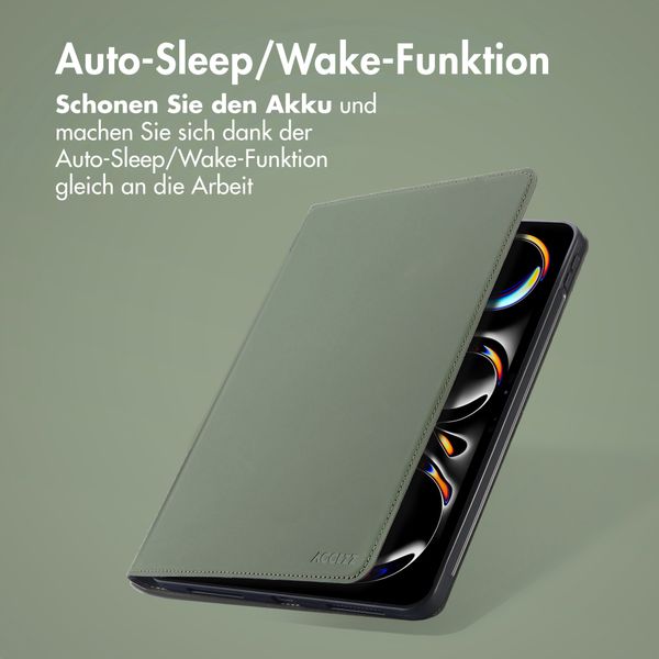 Accezz Classic Klapphülle Apple iPad Pro 11 (2025) M5 / (2024) M4 - Grün