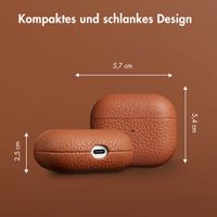 Accezz Echtleder Case  Apple Airpods 3 - Cognac