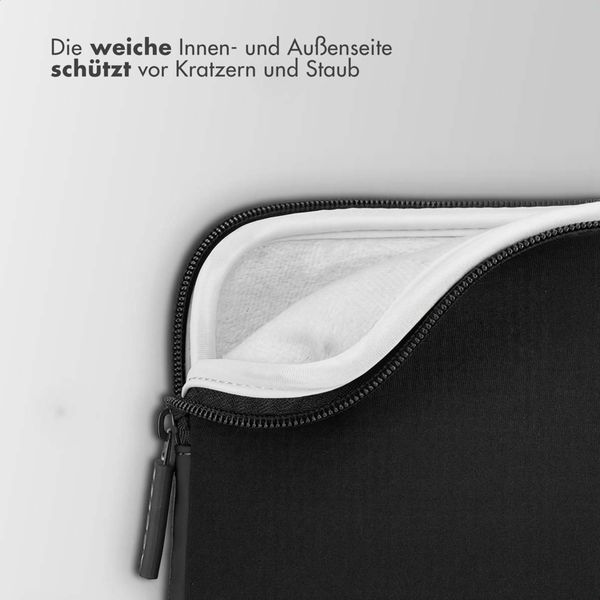 Accezz Laptop Hülle 17 Zoll - Laptop Sleeve - Schwarz