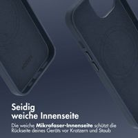 Accezz MagSafe Leather Backcover Apple iPhone 14 - Nightfall Blue