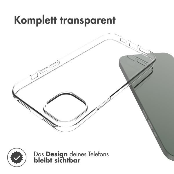 Accezz Clear TPU Backcover Apple iPhone 14 Plus - Transparent