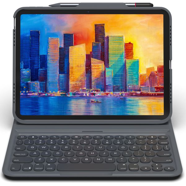 ZAGG Pro Keys Keyboard Klapphülle Apple iPad 11 (2025) 11 Zoll A16 / iPad 10 (2022) 10.9 Zoll - QWERTY / NL - Schwarz