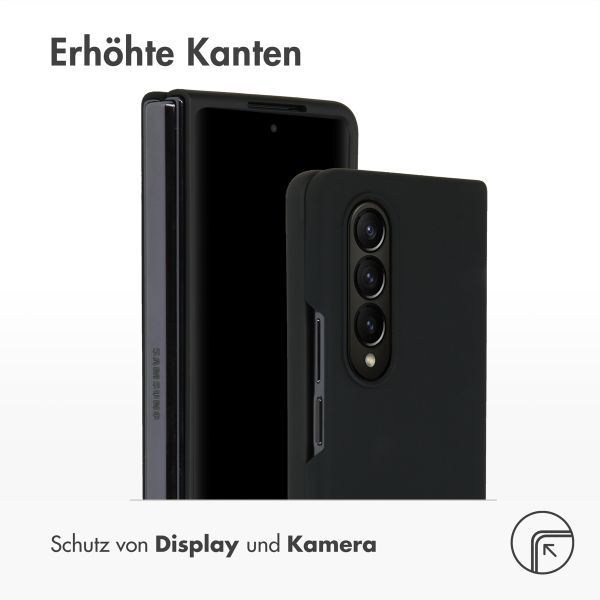 Accezz Liquid Silikoncase Samsung Galaxy Z Fold 4 - Schwarz