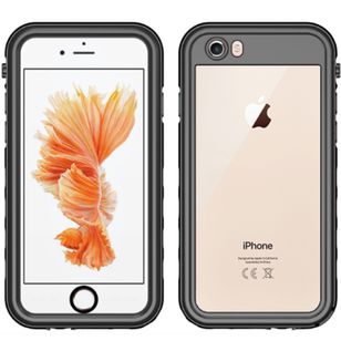 Redpepper Dot Waterproof Case Apple iPhone SE (2022 / 2020) / 8 / 7 / 6(s) - Schwarz