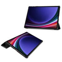 Accezz Trifold Klapphülle Samsung Galaxy Tab S10 Plus / Tab S9 Plus - Schwarz